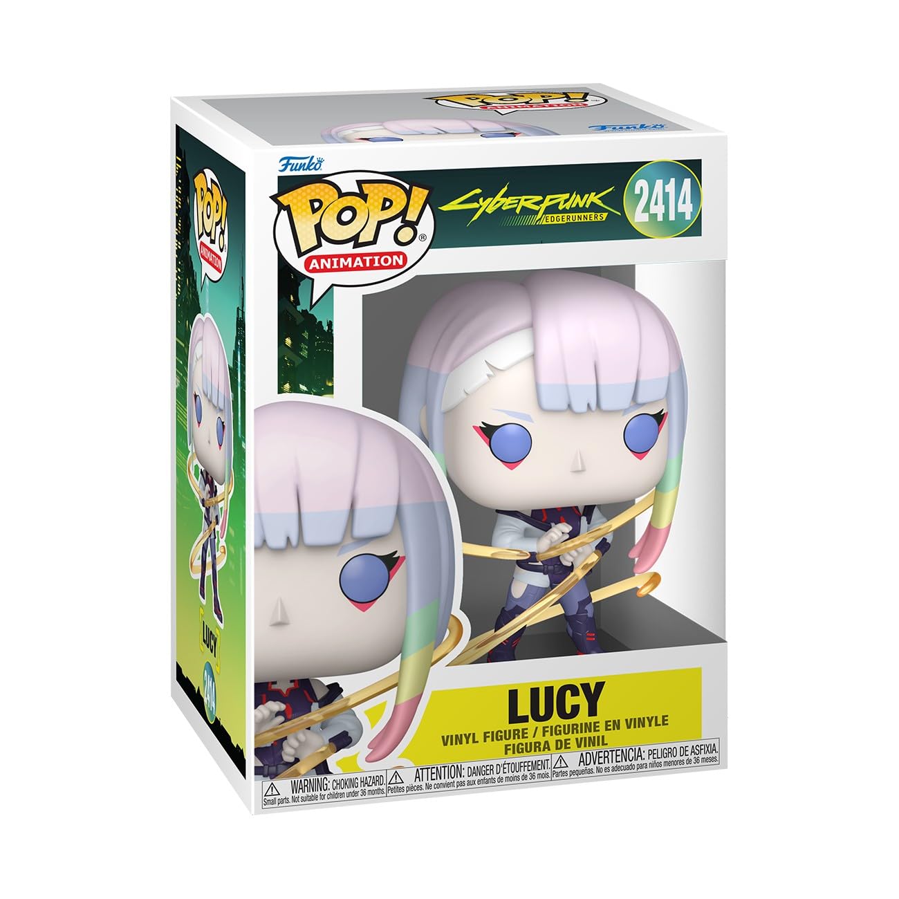 Funko POP! Animation: Cyberpunk: Edgerunners - Lucy Chibi Vinyl Figure | 3.75 Inches 1