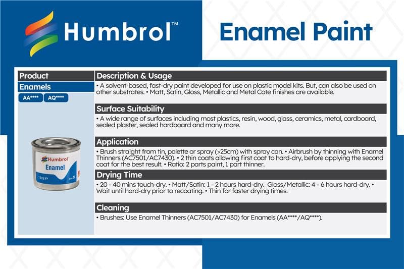 Humbrol No. 30 Dark Green Matt Acrylic Paint - 14ml | Fast-Drying | For Plastic, Metal, Wood, Glass 3