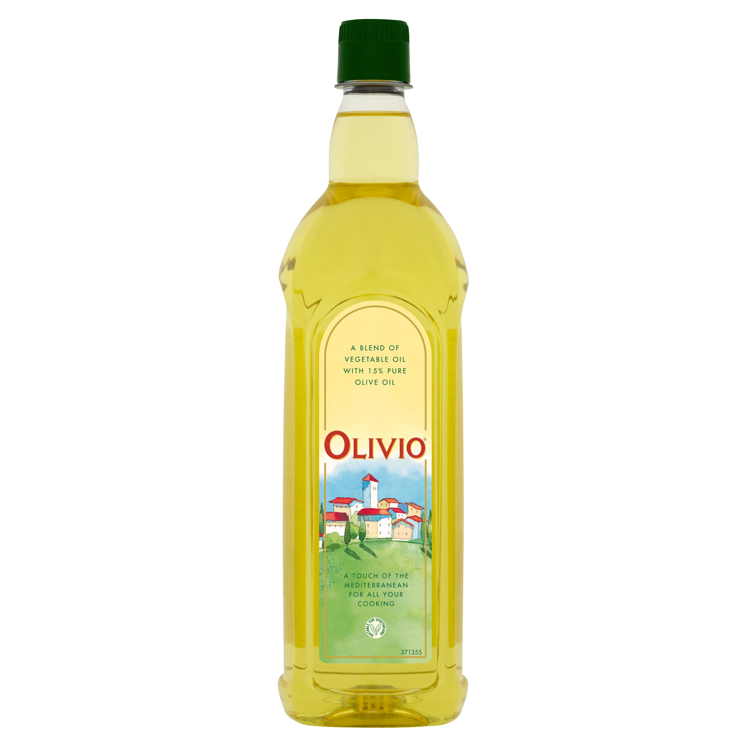Olivio Blended Olive and Vegetable Oil - 15% Pure Olive Oil | High Smoke Point | 1 Litre 1