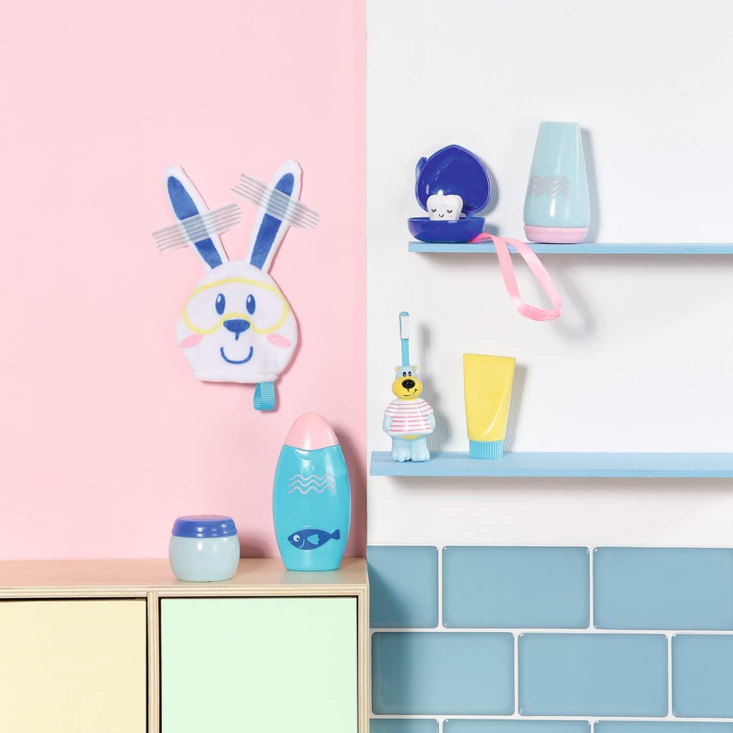 BABY born Bath Fun Set - 8-Piece Bathroom Accessory Playset for Dolls up to 43cm 13