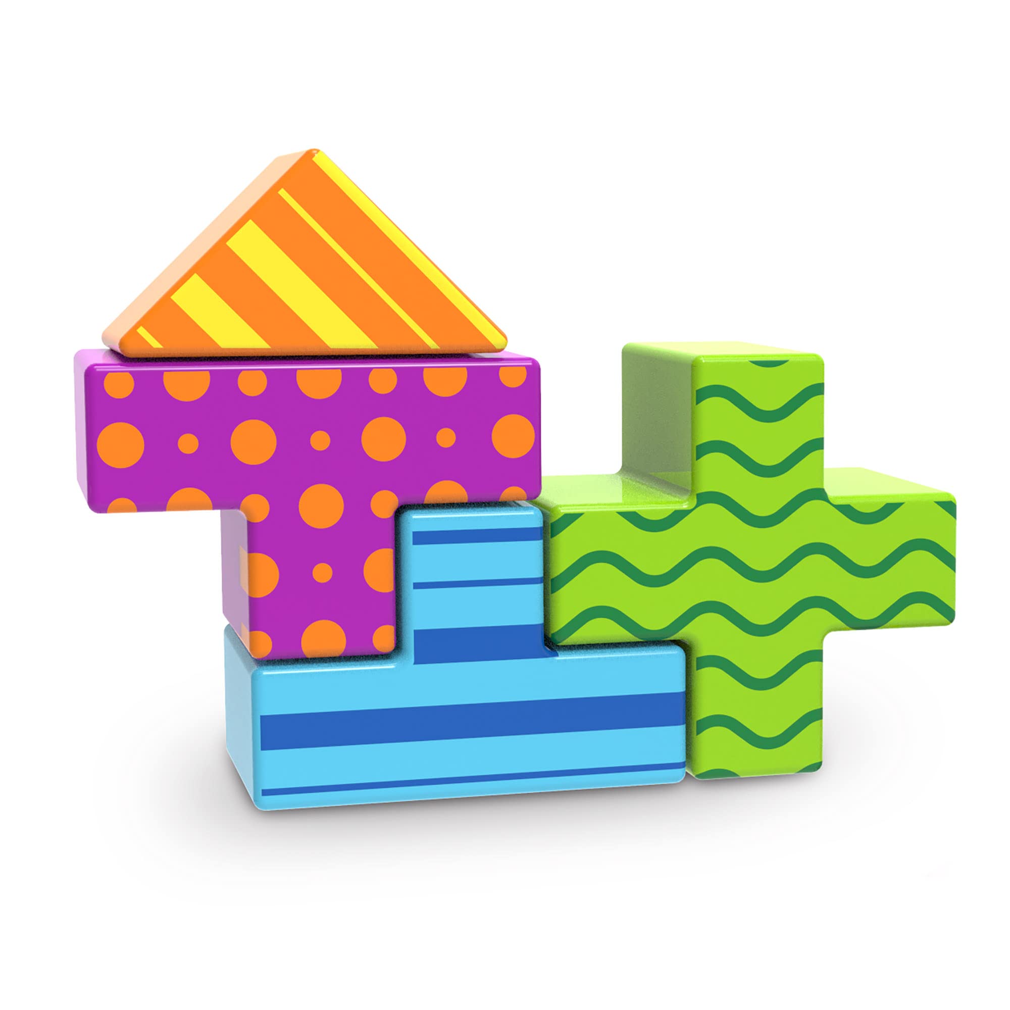 Learning Resources STEM Explorers Brainometry - 2D & 3D Shape Puzzle Challenges for Ages 5+ 9