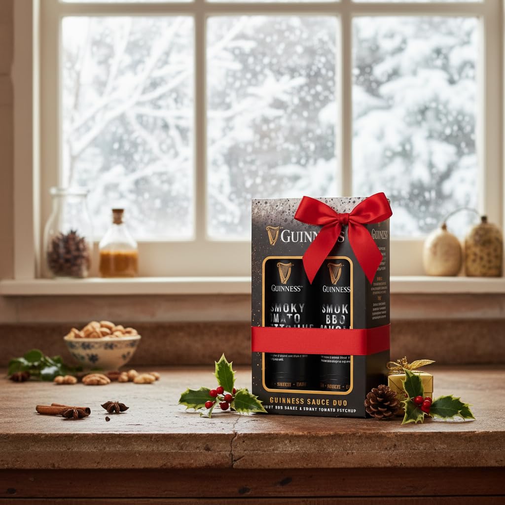 Guinness - Duo Barbecue Sauces Gift Set with Smoky BBQ Sauce & Tomato Ketchup 15