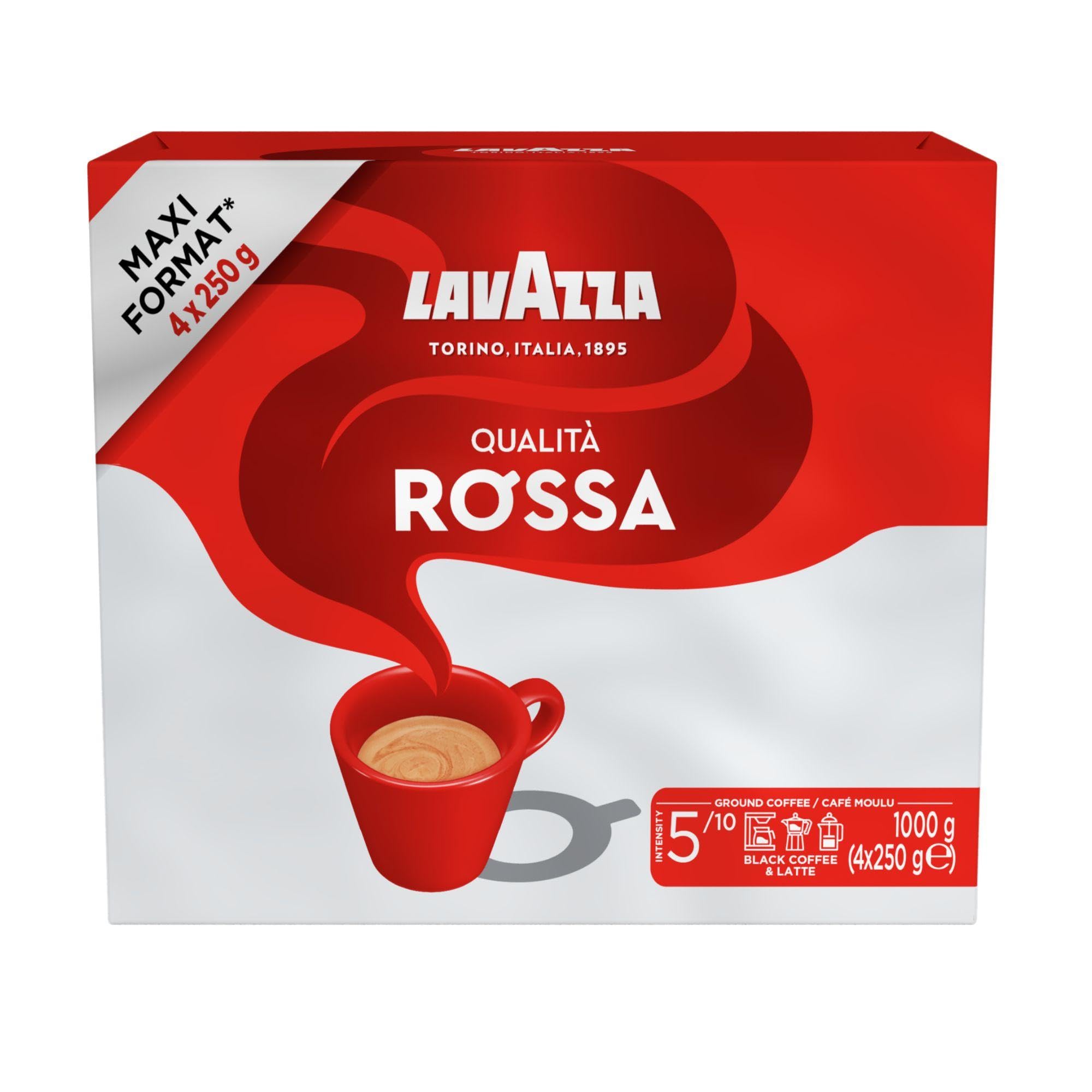 Lavazza Qualità Rossa Ground Coffee - Rich & Full-Bodied | Medium Roast | 1 kg 1