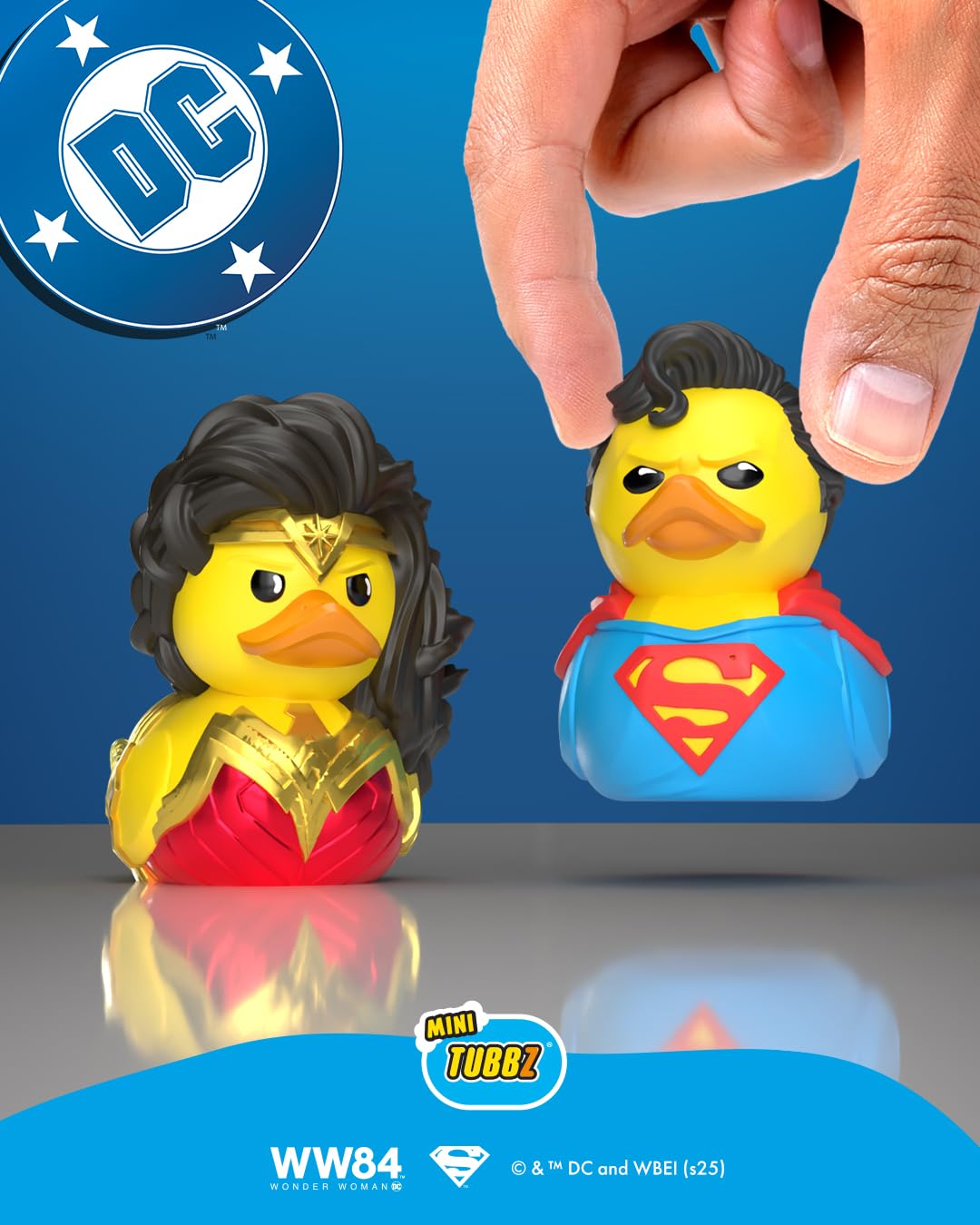 TUBBZ Mini: DC Comics - Superman Cosplaying Rubber Duck Vinyl Figure