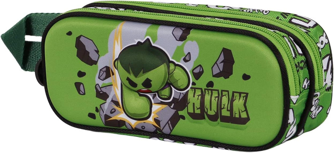 KARACTERMANIA Hulk Greenmass-3D Double Compartment Pencil Case (04457)