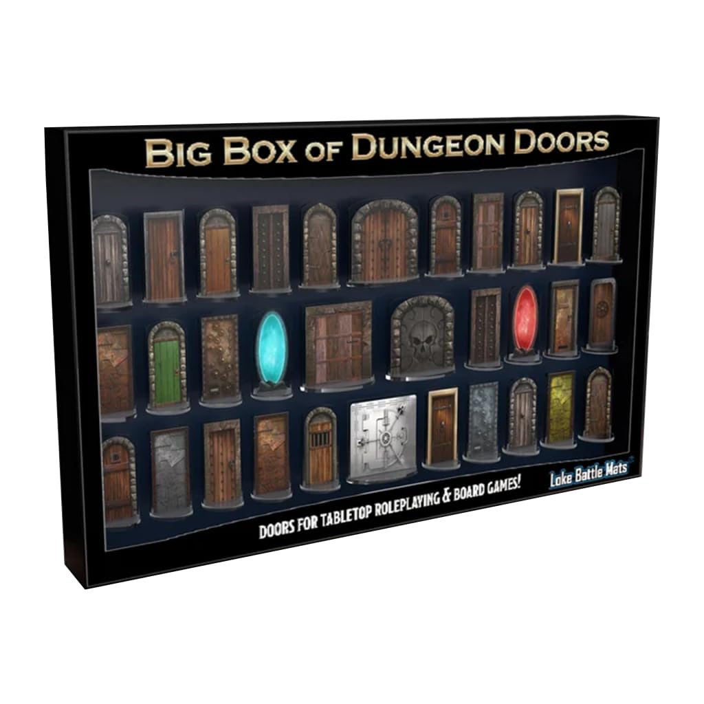 Loke Big Box of Dungeon Doors RPG Accessory for Tabletop Games 2