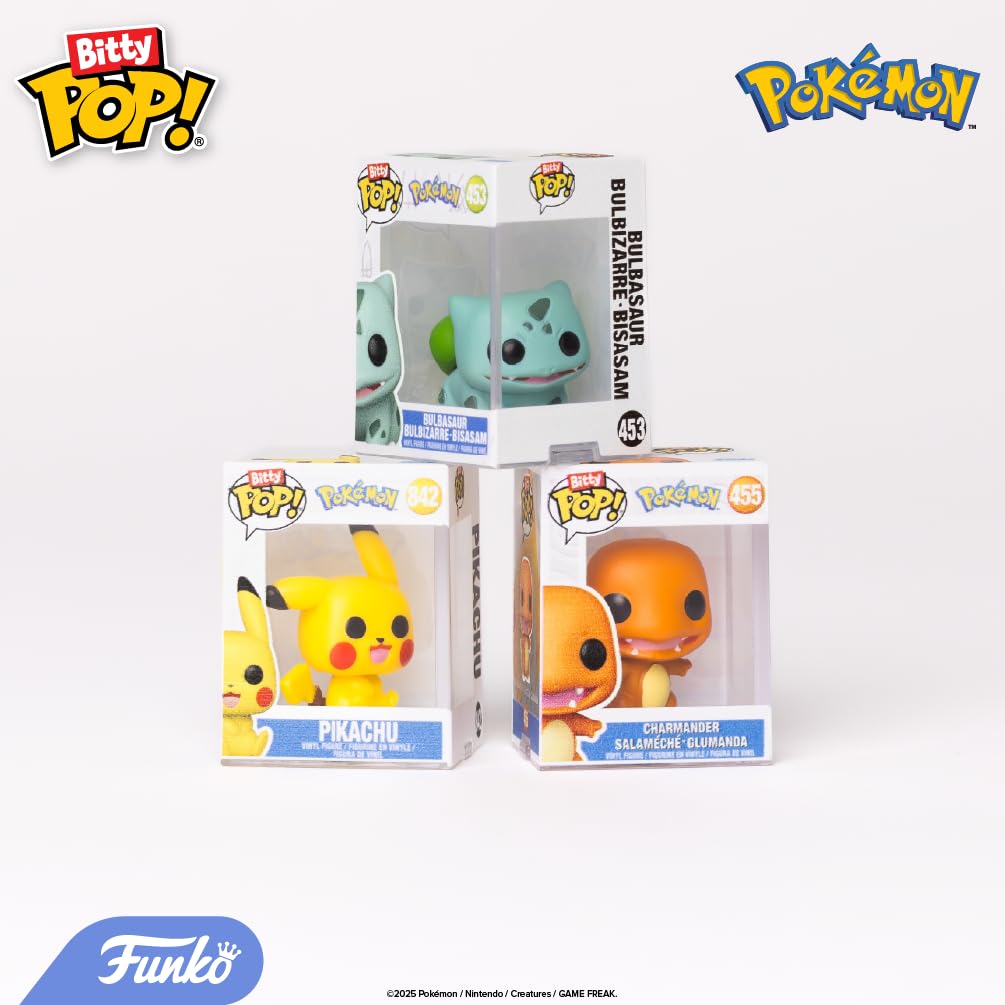 Funko Bitty Pop! Pikachu 4-Pack with Mystery Mini Figure | Vinyl | 0.9-inch 6