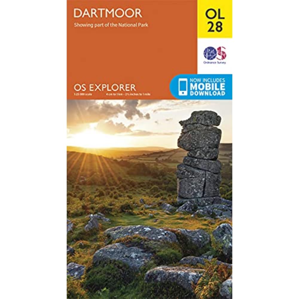 Ordnance Survey Dartmoor Map OL28 - OS Explorer Map | Folded Map