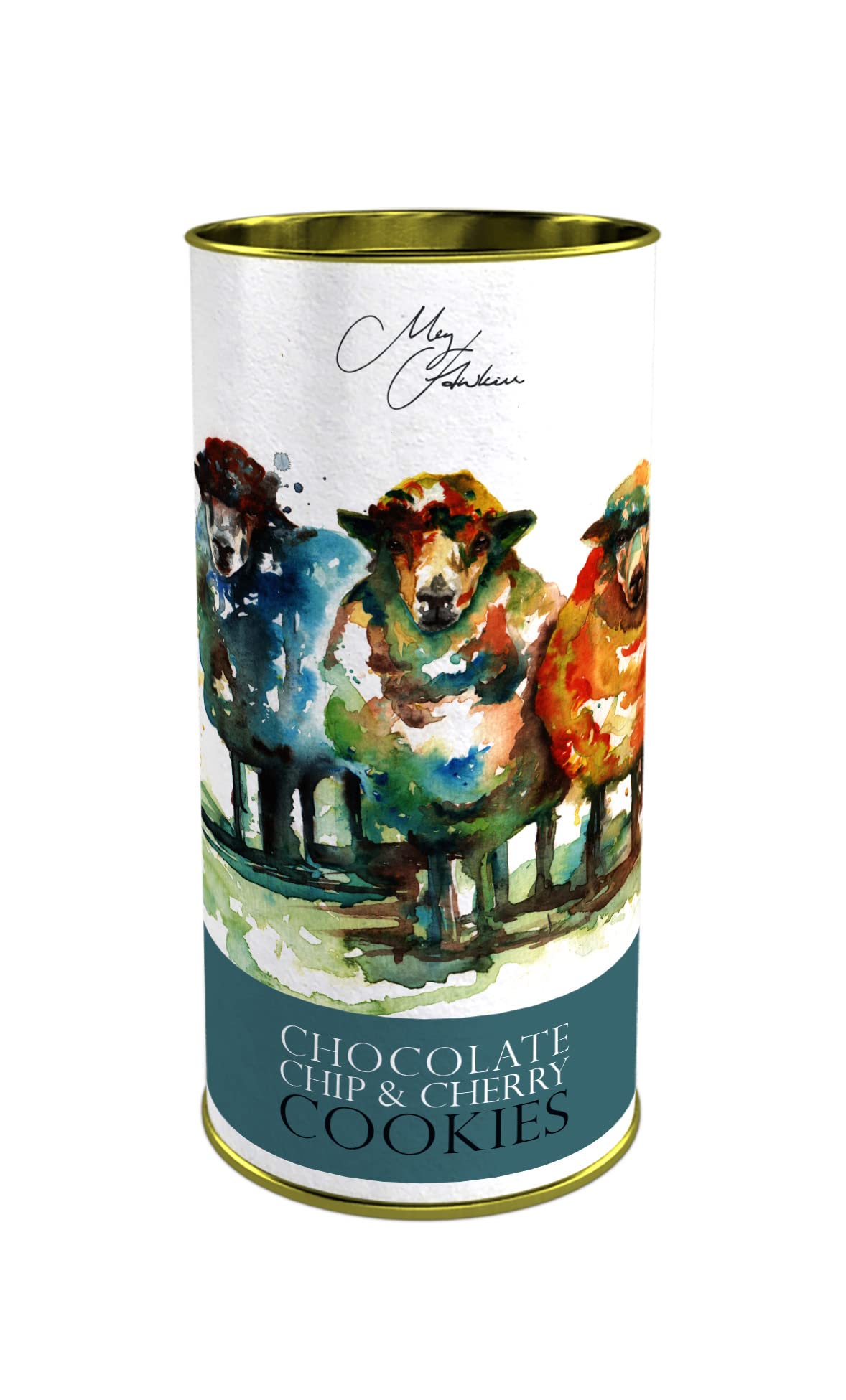 Meg Hawkins Farrah's of Harrogate - 4 Drum Gift Set - Oats & Honey, Choc Chip & Cherry, Toffee & Fudge, Double Choc Chip 8