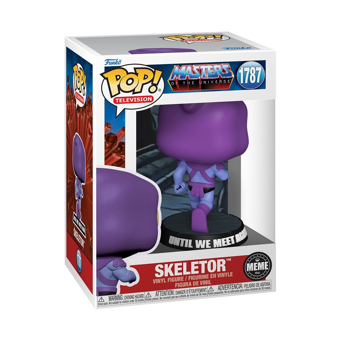 Funko Pop! TV: Meme - Skeletor Running Away Vinyl Figure | Masters Of The Universe | 3.75 in