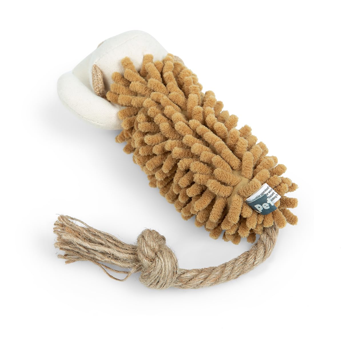 Petface Shaggy Monkey Plush Dog Toy - Large, Yellow | Interactive Play Toy 6