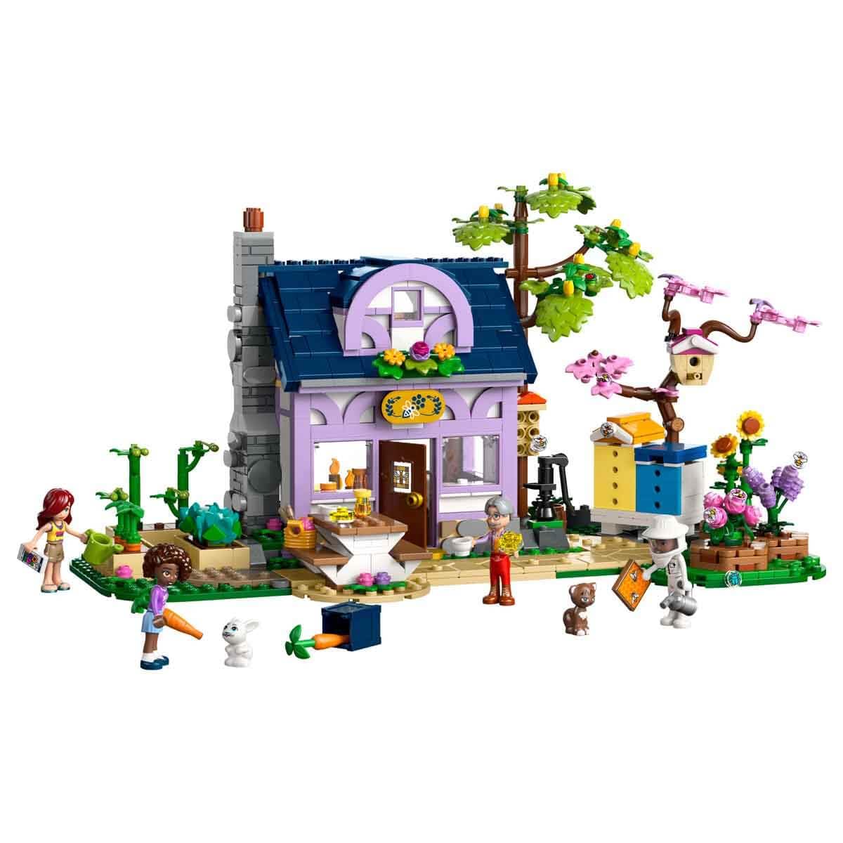 LEGO Friends Beekeepers’ House and Flower Garden Playset - 1161-Piece Building Set with 4 Mini Dolls, Cat and Rabbit Figures for Ages 12+ 13