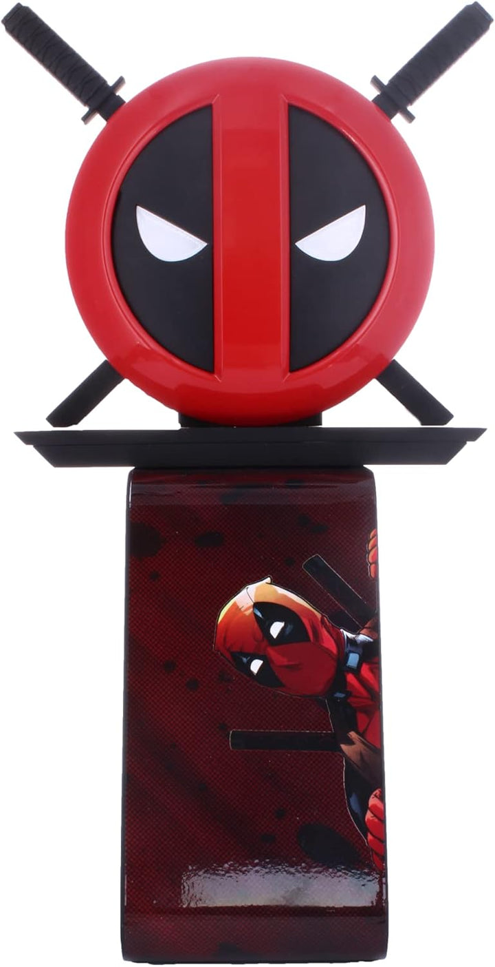 Cable Guys Ikon Charging Stand - Marvel Deadpool Gaming Accessories Holder & Phone Stand for PS5, Xbox Series X/S, and PC (2023)