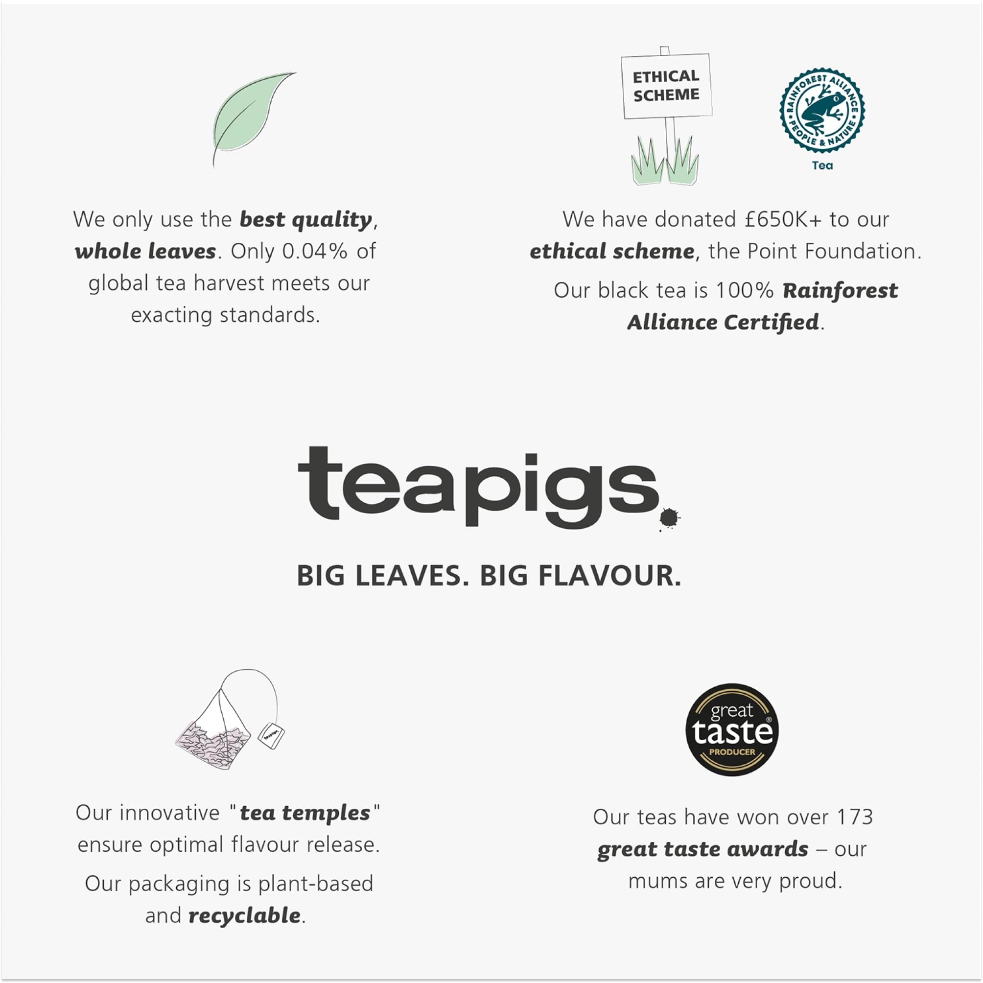 teapigs Calm Herbal Tea Bags - Caffeine-Free, Organic Chamomile & Valerian Root Blend | 15 Count 7