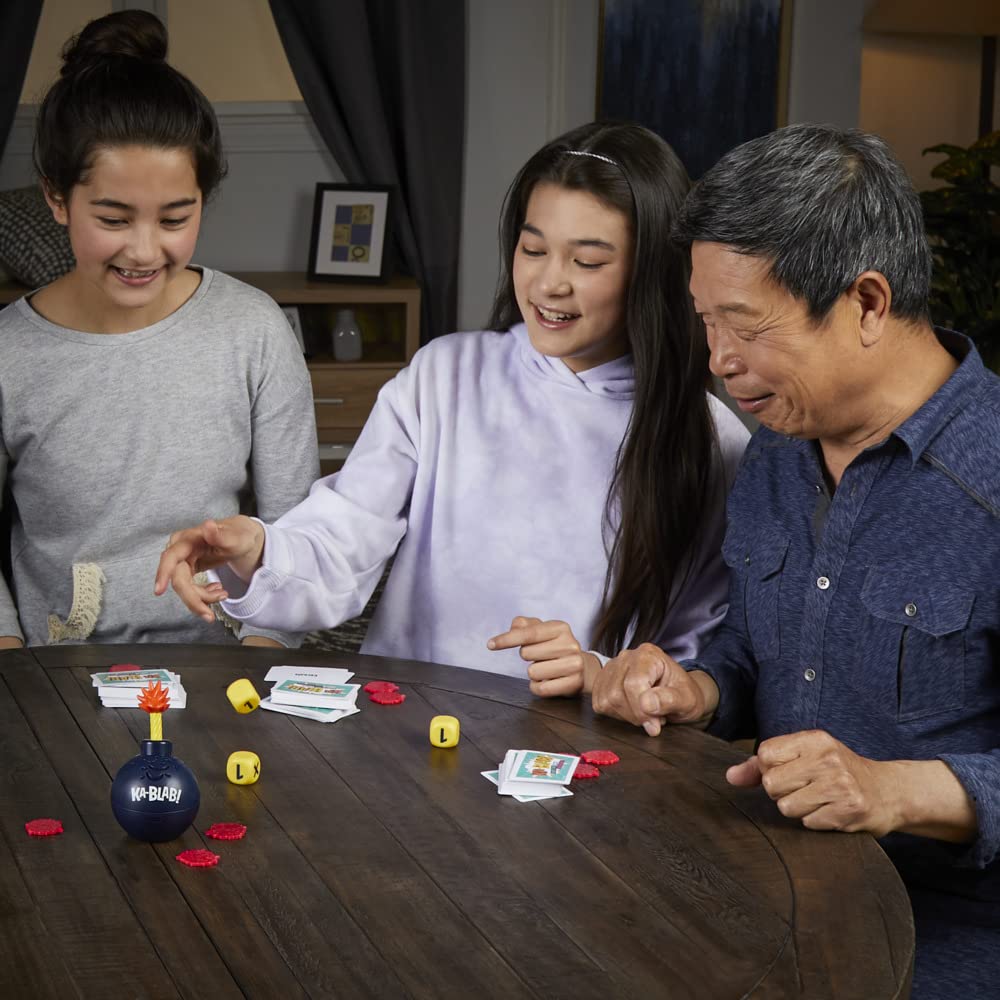 Hasbro Gaming Ka-Blab! Family Party Board Game for 2-6 Players, Ages 10+