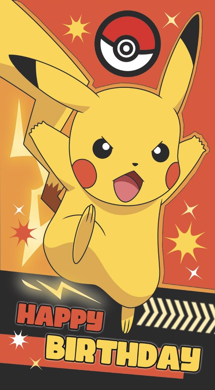 Danilo Promotions LTD Pokemon Birthday Card | Standard Size | Funny Design | PK076