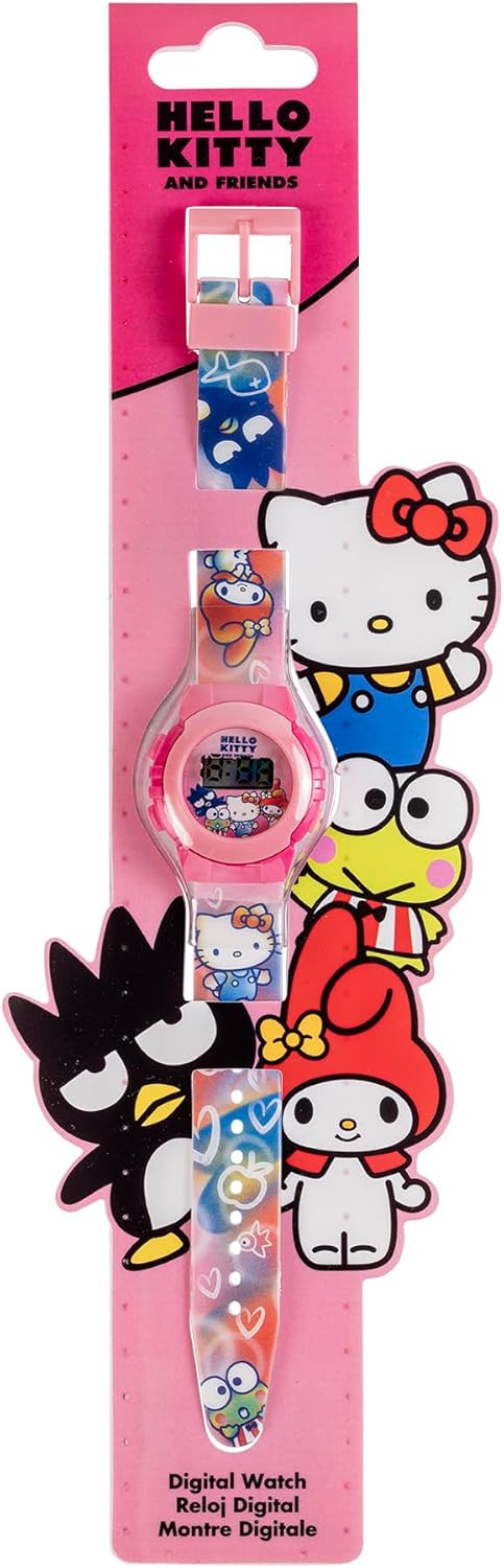 Kids Euroswan Hello Kitty and Friends Girls Digital Watch with Silicone Strap