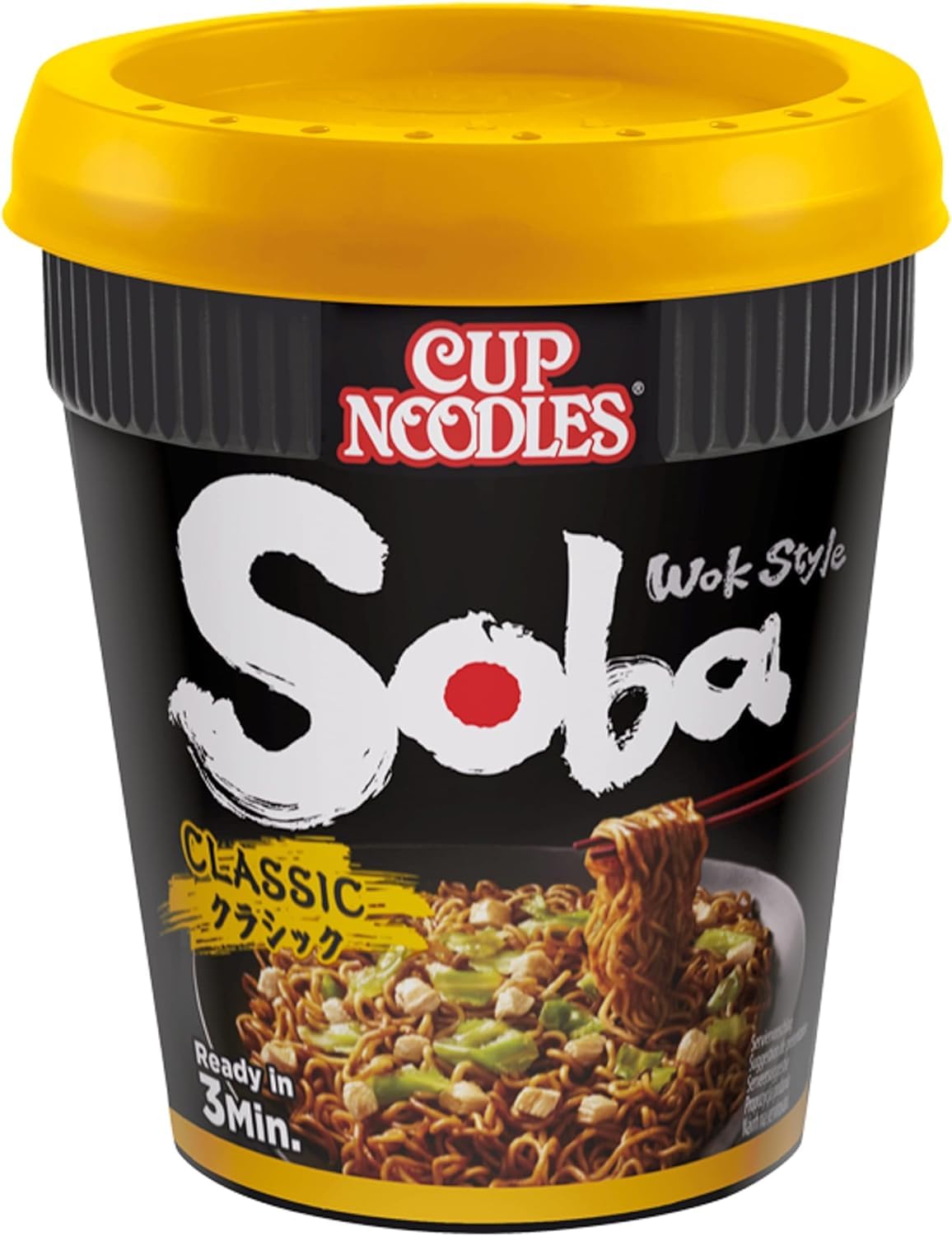 NISSIN Soba Wok Style Classic Flavoured Instant Noodles, 90 g
