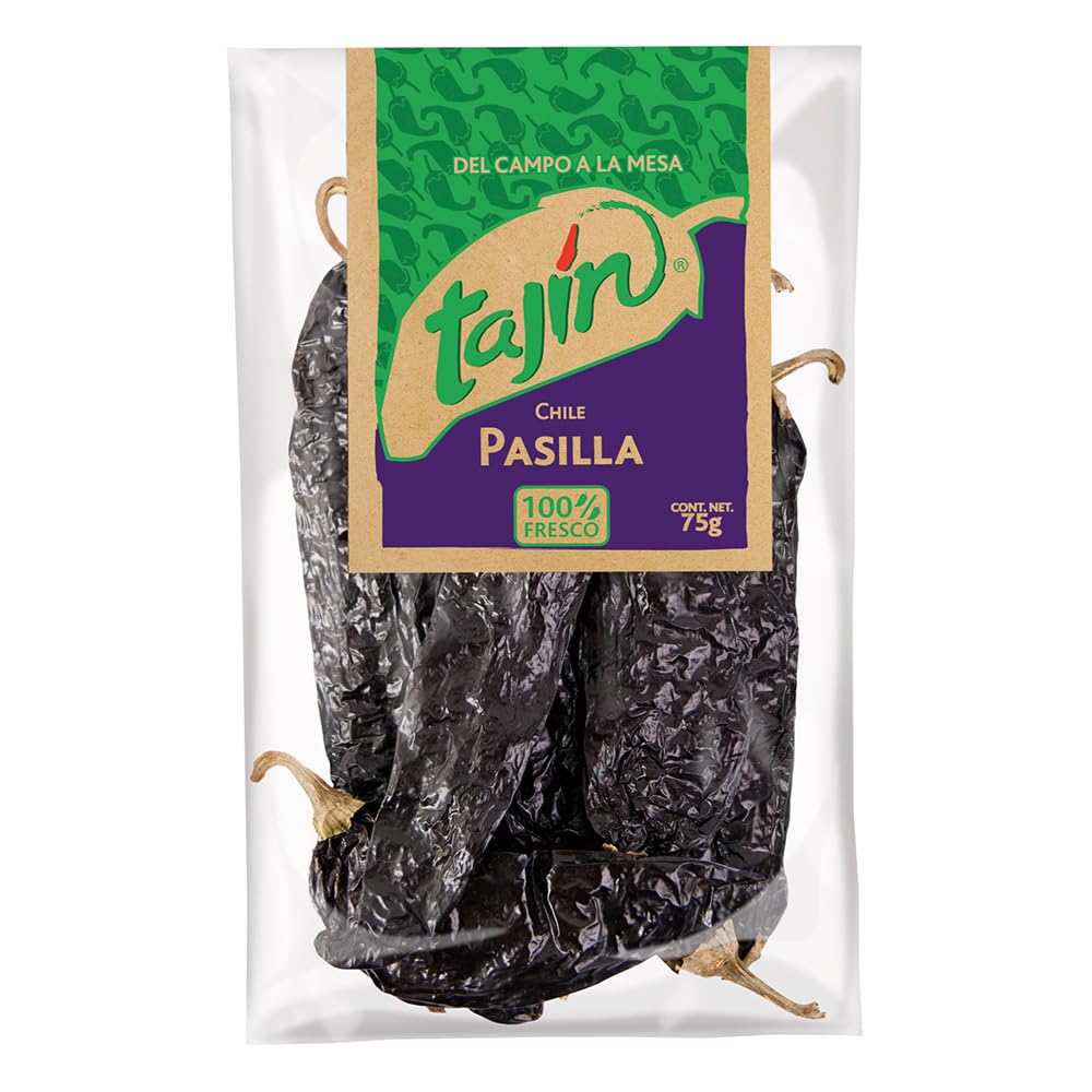 Tajin Pasilla Chillies - Whole Dried Peppers for Authentic Mexican Flavor, 75g 3