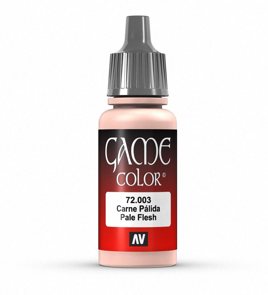 Vallejo Game Color VJ72003 - Pale Flesh Acrylic Paint | 17 ml | Waterbased