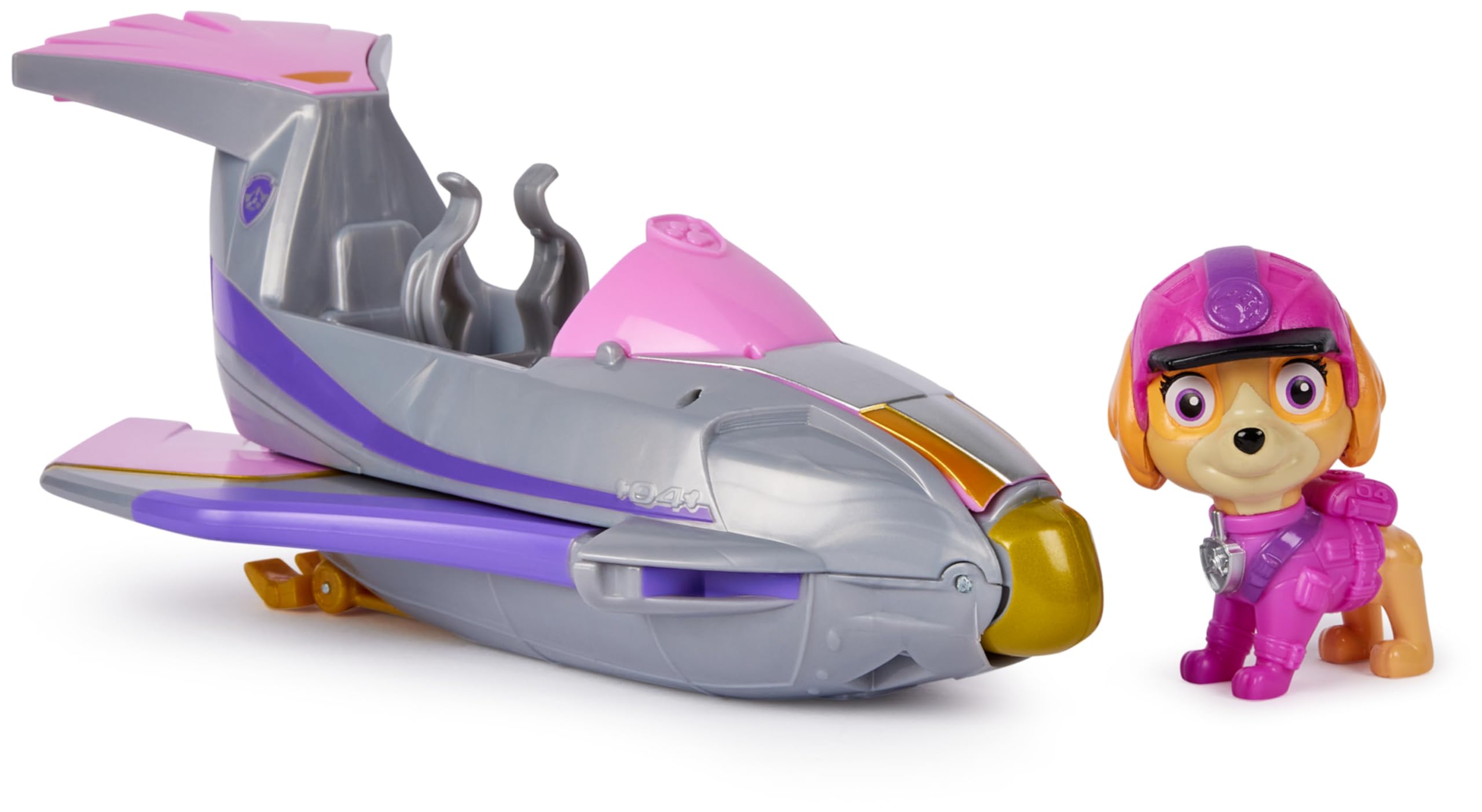 Paw Patrol Jungle Pups Skye Falcon Vehicle - Transforming Toy Jet with Collectible Action Figure, Ages 3+ 1