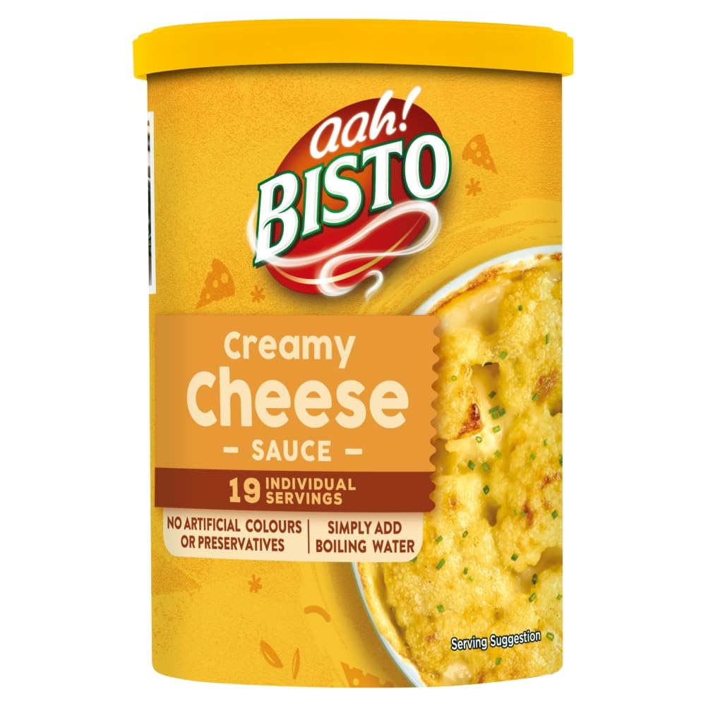 Bisto Cheese Sauce Mix - Thick, Creamy & Delicious | 170g Drum