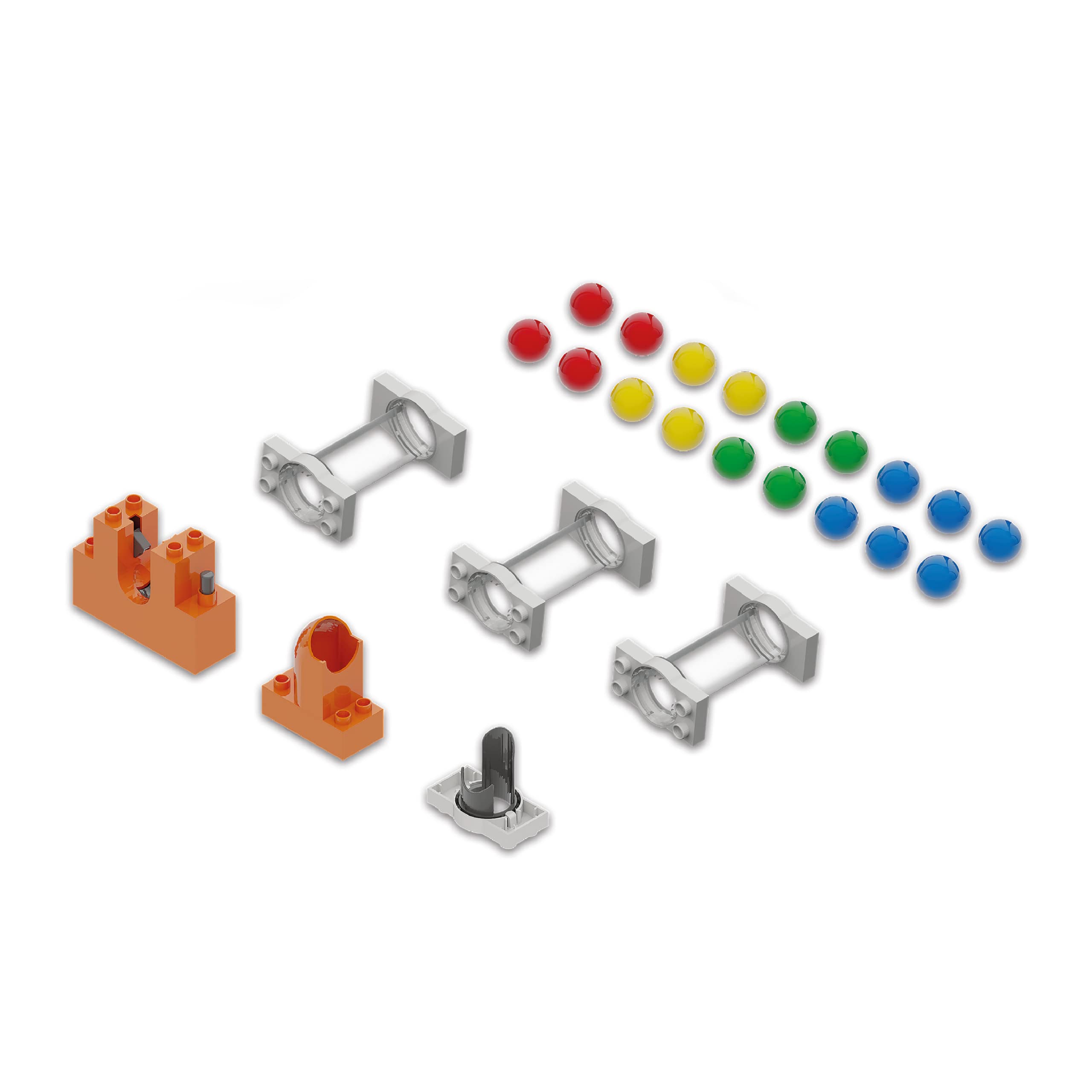 Hubelino 420596 Marble Run Lift Accessory - Ball Pump Expansion Set for Building Toys 15
