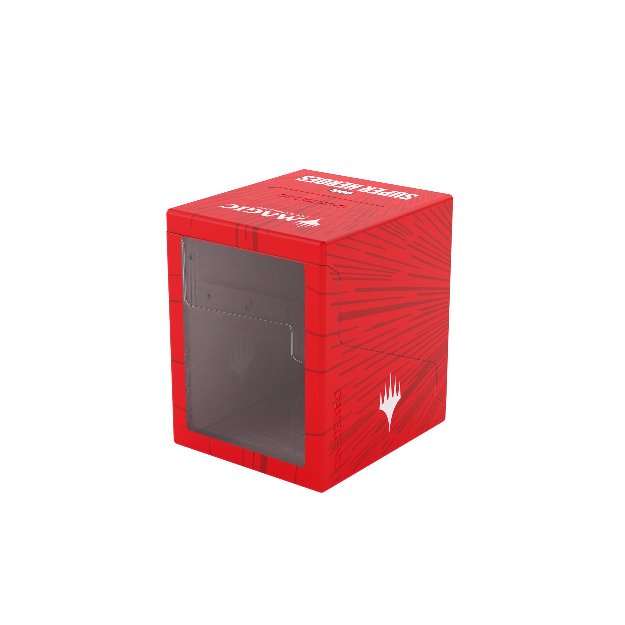 Gamegenic Bastion 100+ XL Deck Box - Holds 100 Double-Sleeved Cards | Snap-Open Design | Marvel Design