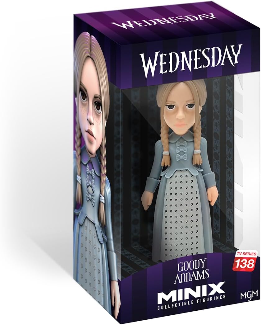 Bandai Minix Goody Addams Model | Collectable Goody Figure from the Wednesday TV