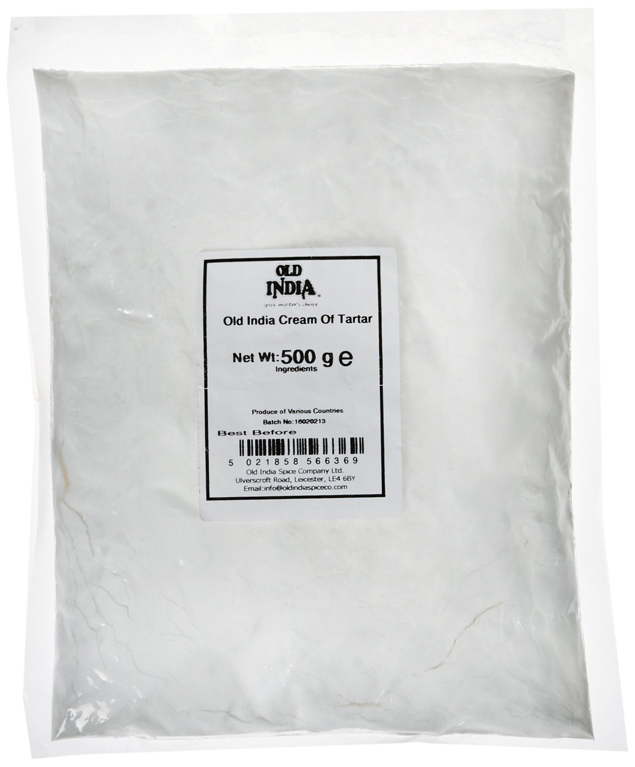Old India Cream Of Tartar - Natural Additive Free Baking Ingredient | 500g
