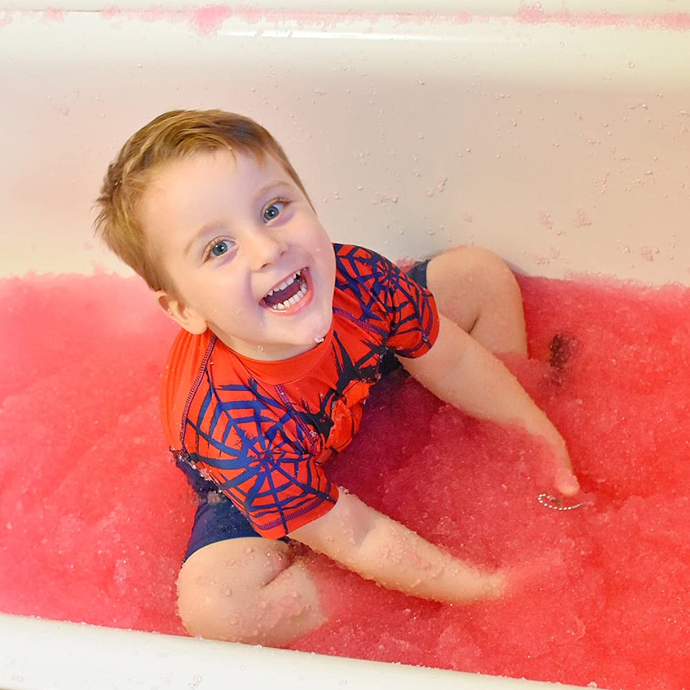 Zimpli Kids Gelli Baff Red Bath Toy - Turns Water into Goo | Biodegradable | Skin Safe 5