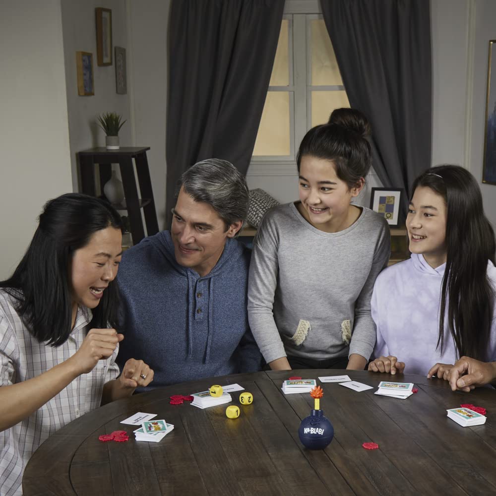 Hasbro Gaming Ka-Blab! Family Party Board Game for 2-6 Players, Ages 10+