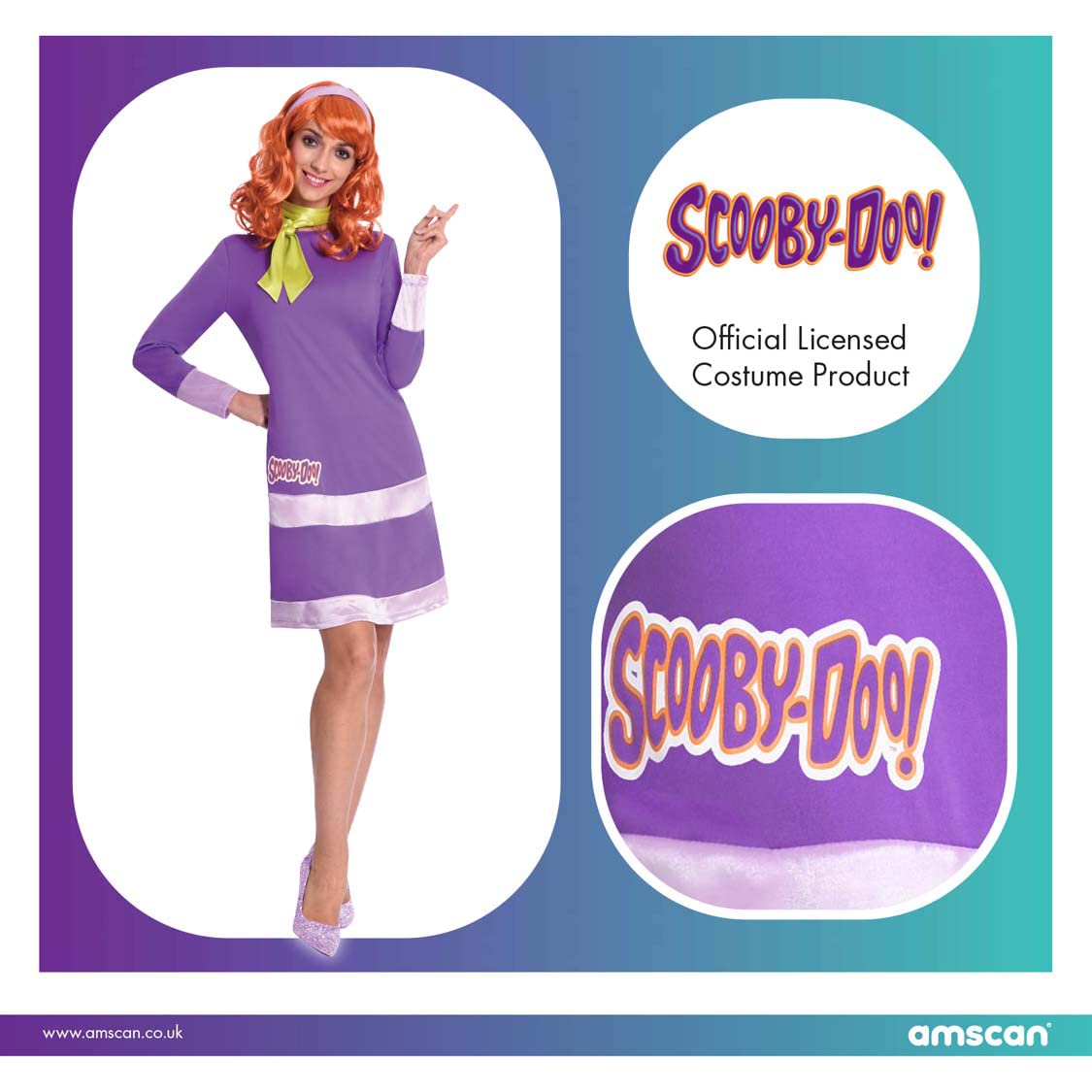 Amscan Daphne Scooby Doo Costume - Adult Ladies