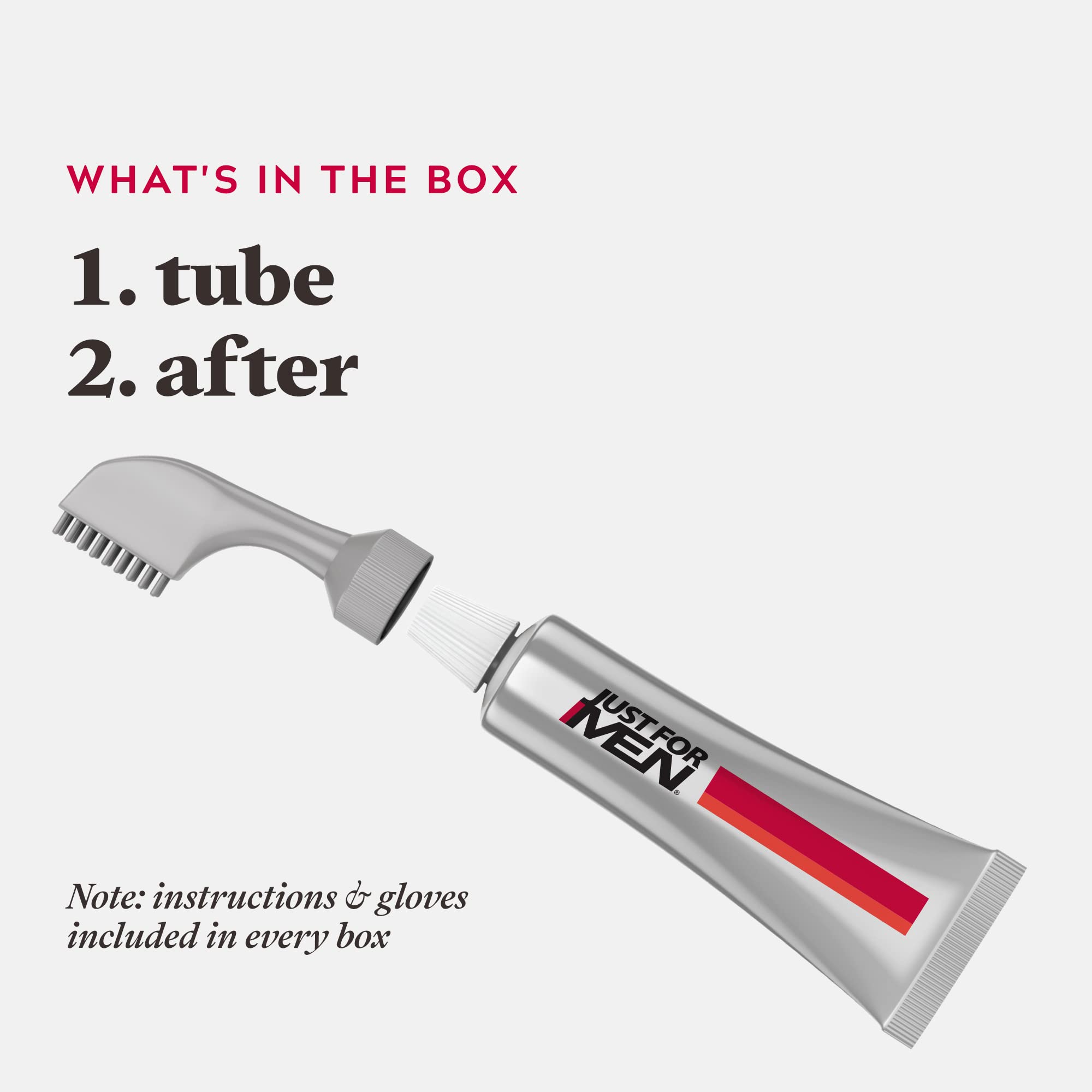Just for Men Ultra Medium Brown Hair Colour Dye - Comb-In Applicator for Grey Coverage (A35) 2