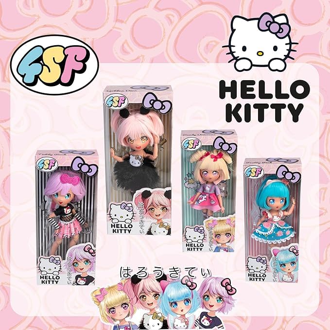 Hello Kitty Manga Doll - Pink Golden Diva Fashion Doll for Ages 3+ 12