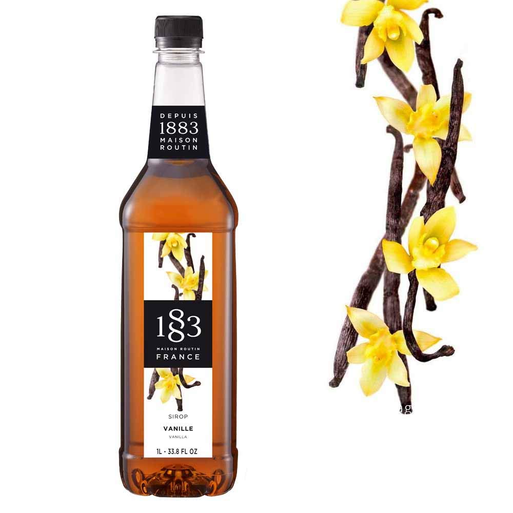 1883 MAISON ROUTIN Premium Vanilla Syrup - 1 L Bottle | Vegan, Kosher, Halal Friendly 1