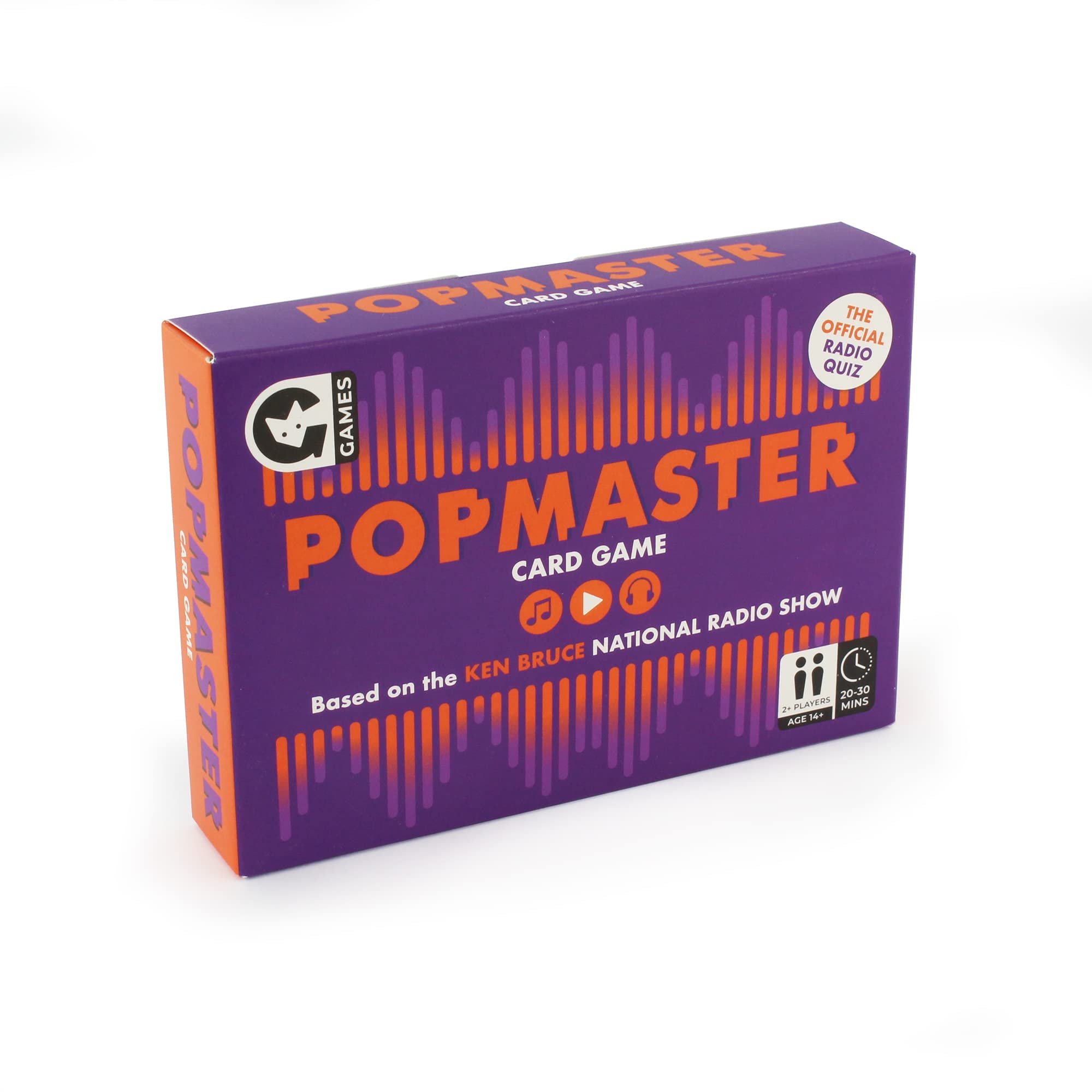 Ginger Fox PopMaster BBC Radio 2 Quiz Card Game | 2+ Players | Ages 14+ 3