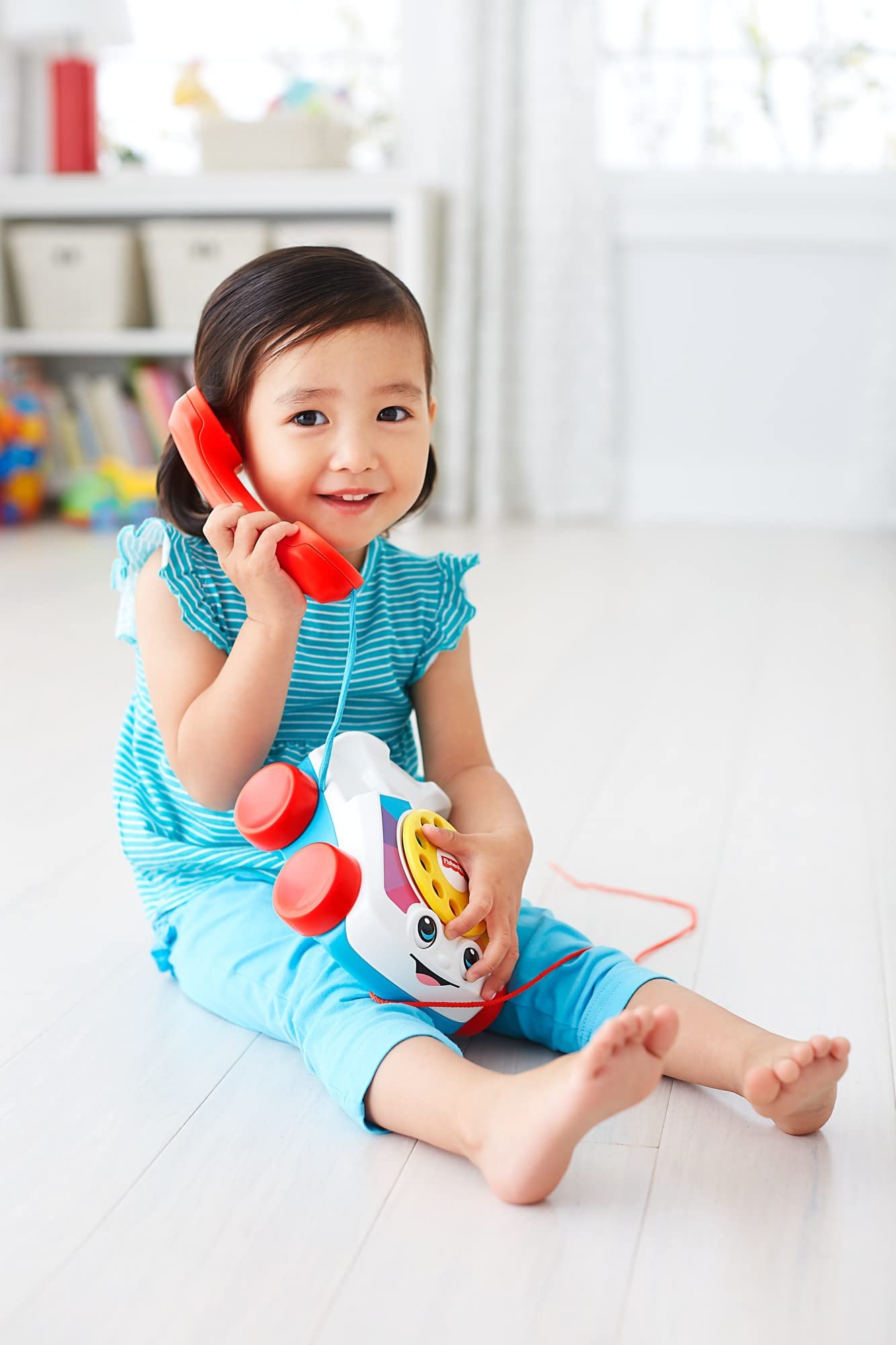 Fisher-Price Chatter Telephone - Classic Pull-Along Toy for Toddlers 12M+ 11