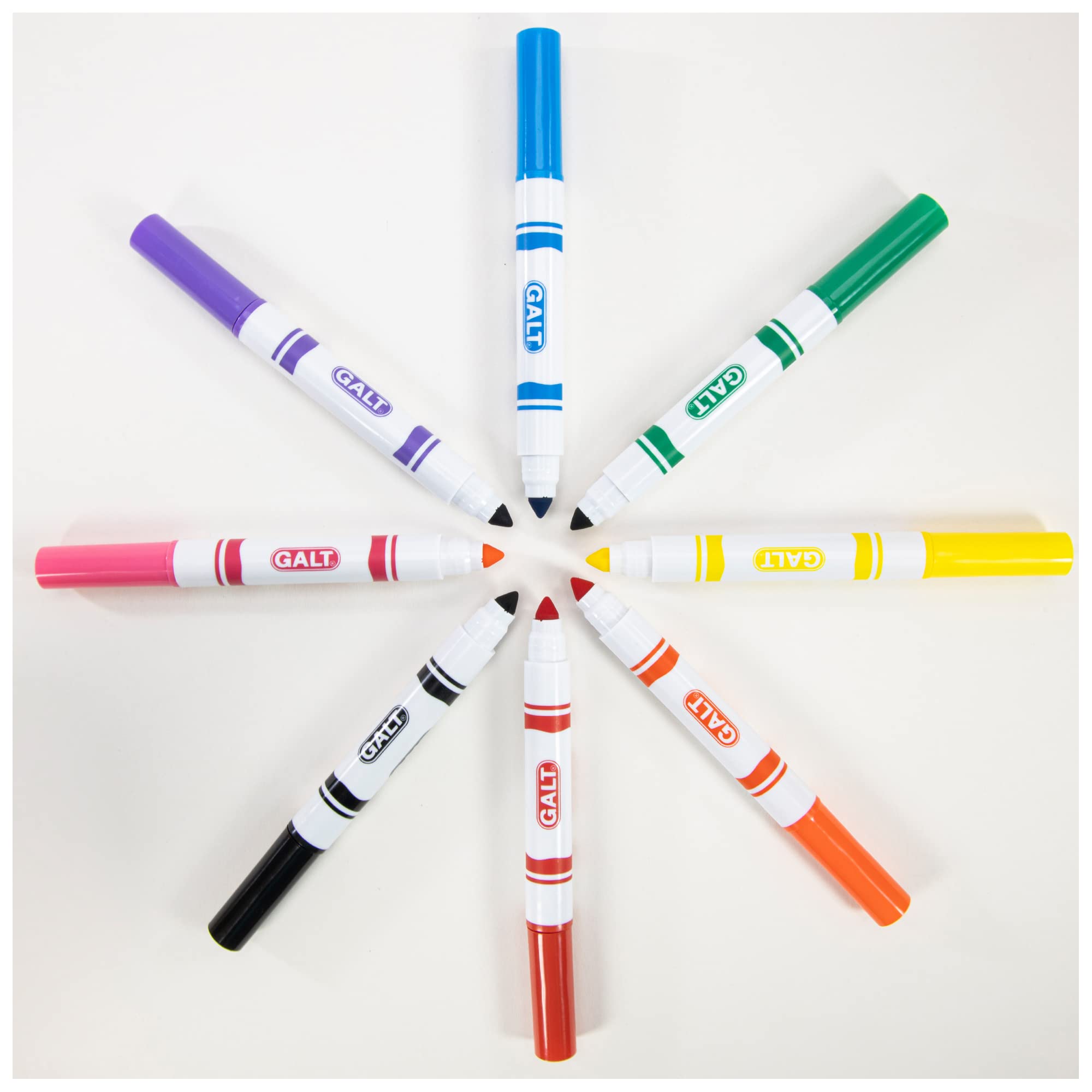 Galt 8 Chunky Washable Pens - Arts & Crafts for Kids 3 Years+ 5