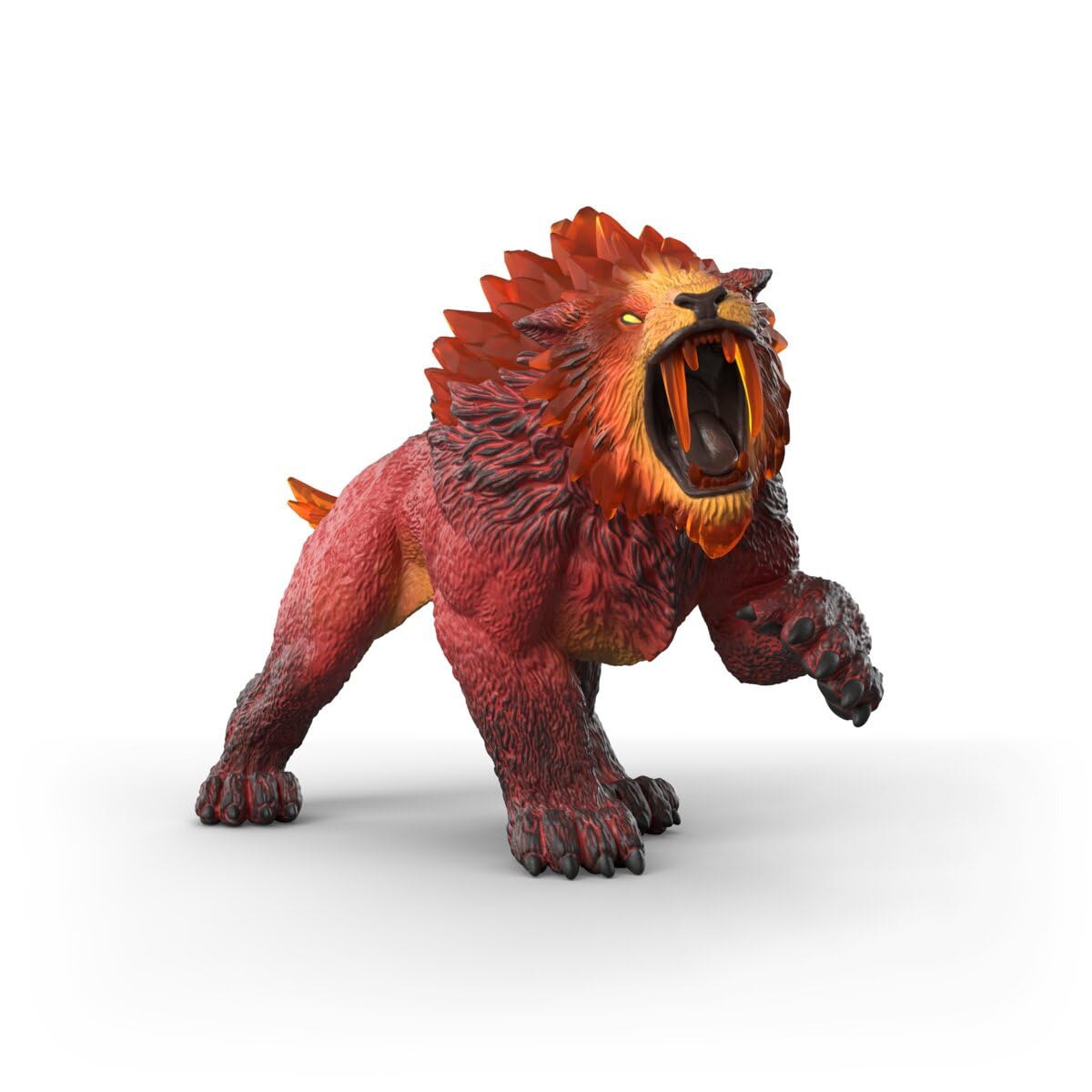 Schleich Lava Sabertoothed Tiger - Fantasy Creature Figurine | Ages 4+