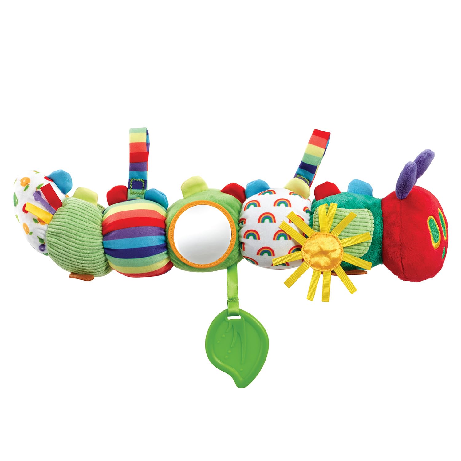 Rainbow Designs The Very Hungry Caterpillar Sensory Baby Toy | Soft Activity Ring | Multicolor 1