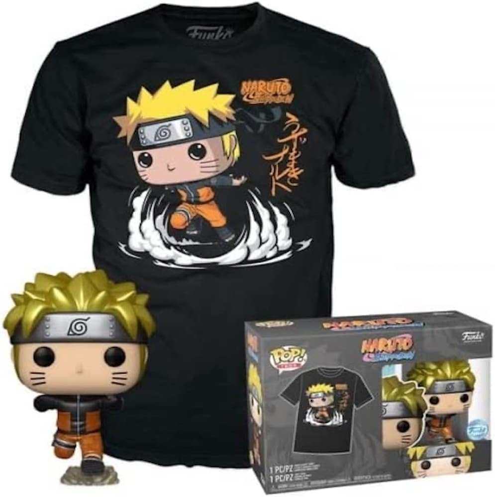 Funko Pop! Animation Naruto - Naruto Run Vinyl Figure & T-Shirt (64752)