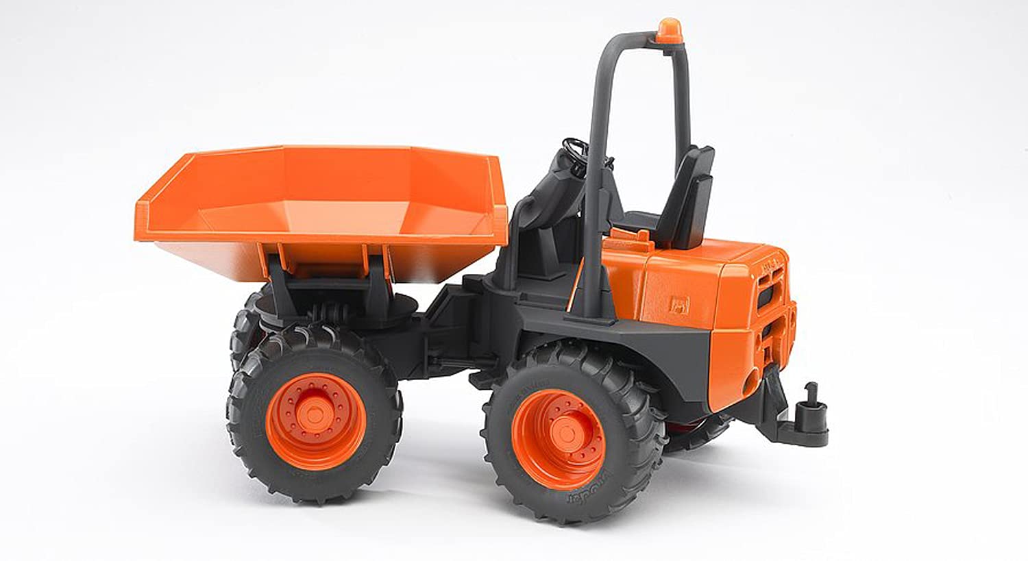 Bruder Ausa Minidumper 1:16 Scale Construction Truck | Orange Plastic | Ages 3+ 4