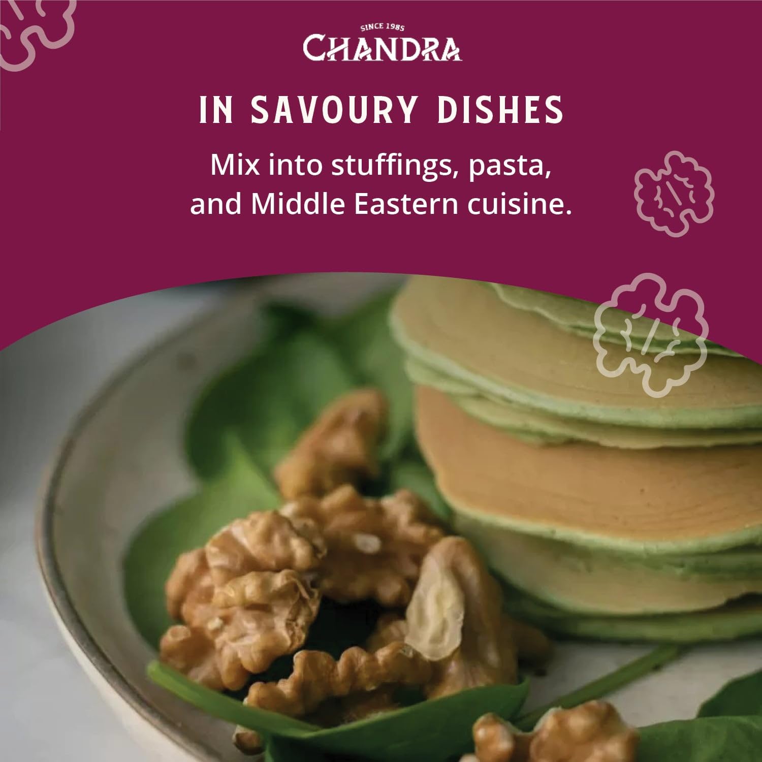 CHANDRA Whole Foods Walnut Halves - 1KG Resealable Bag | Keto & Paleo Friendly | Gluten-Free 5