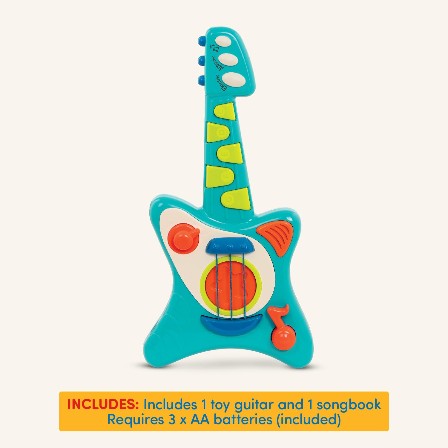 Battat Lil' Rocker's Toy Guitar - Musical Instrument for Toddlers 2 Years and Up 3