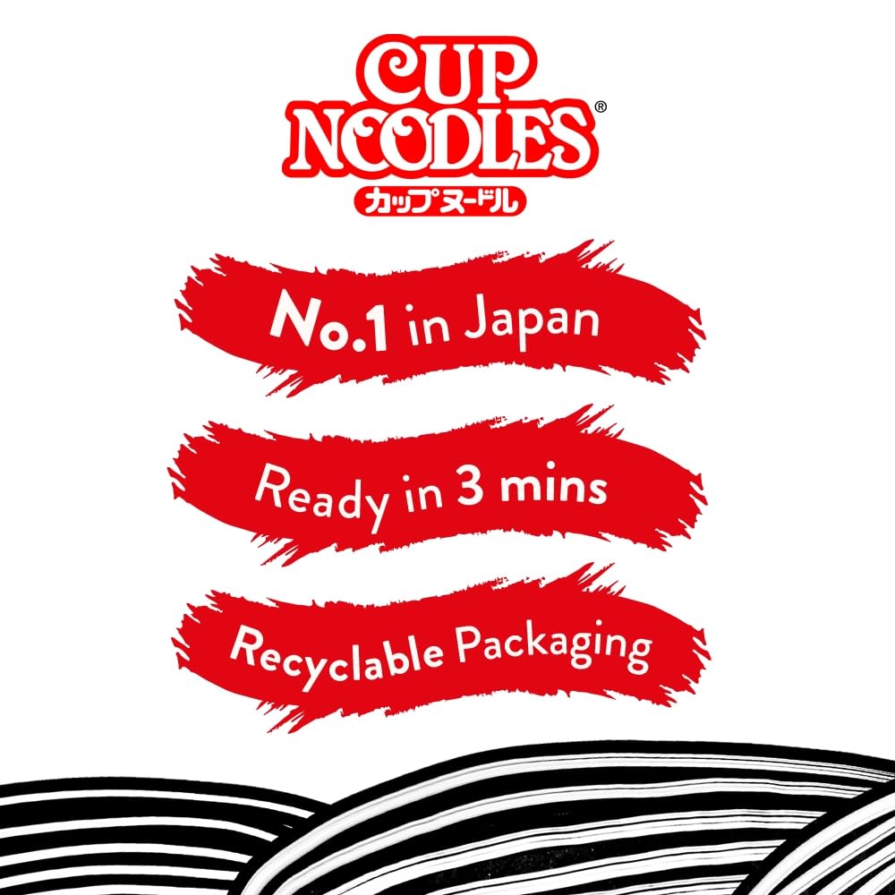 NISSIN Cup Noodles Chicken Teriyaki Flavoured Instant Noodles - 70g Pot (Pack of 8) 7