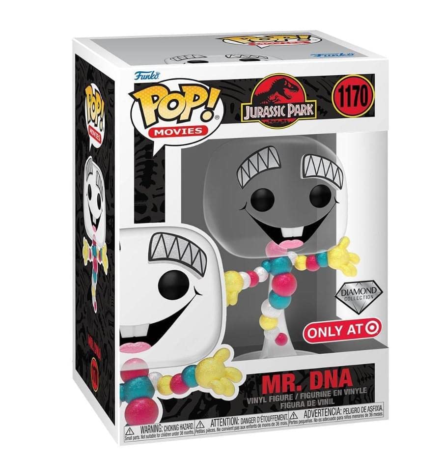 Funko Pop! Filme Jurassic Park – Mr. DNA Diamond Collection Exklusive Vinylfigur Nr. 1170