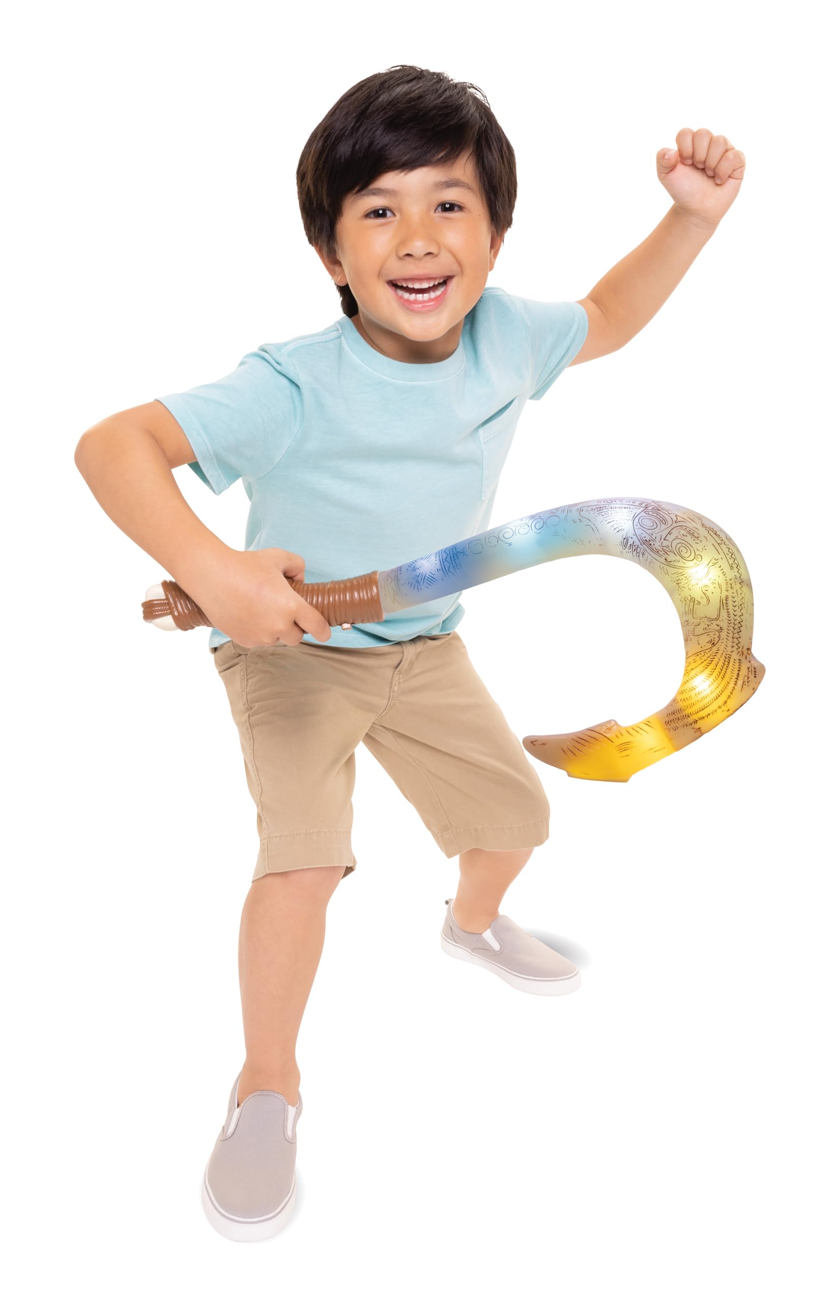 Jakks Pacific Disney Moana 2 Maui's Magical Fishhook | Motion Activated Lights & Sound | Ages 3+