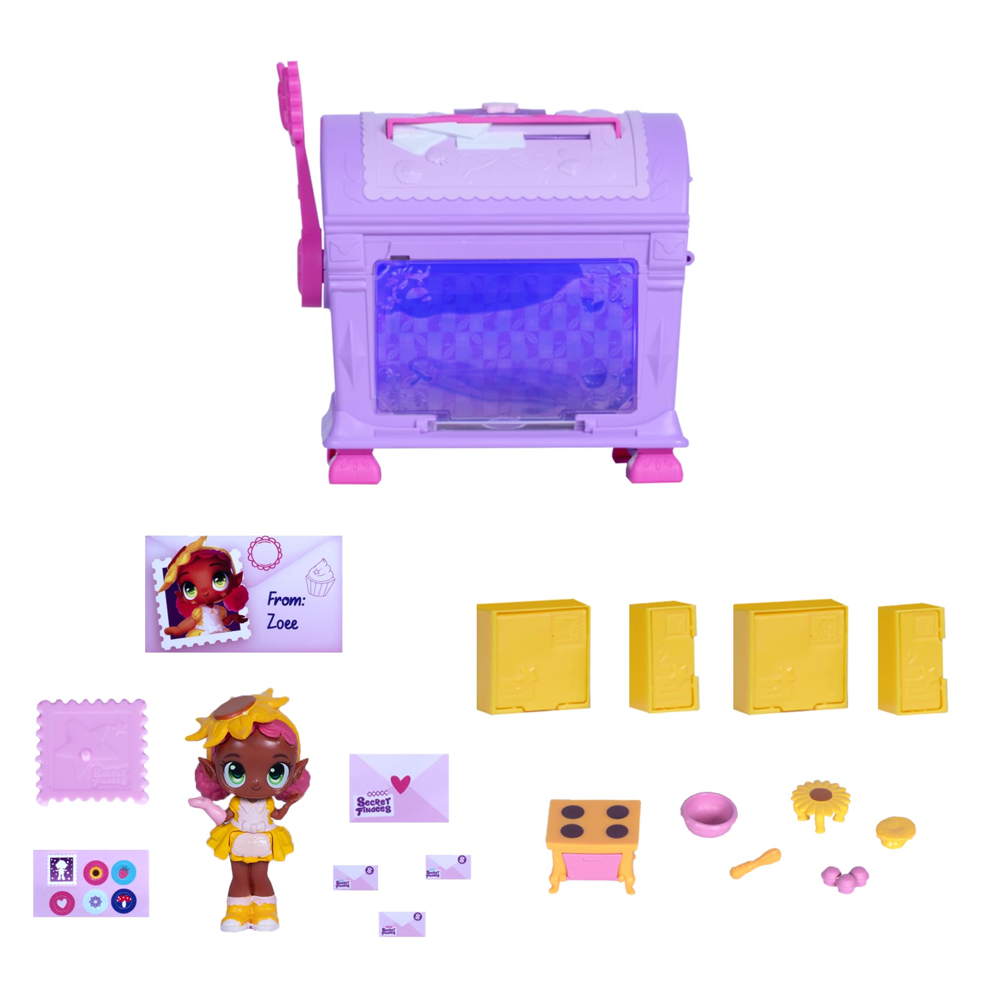 Secret Findees Magic Mailbox - 10+ Surprise Reveals & Mini Playset - Ages 4+ 30