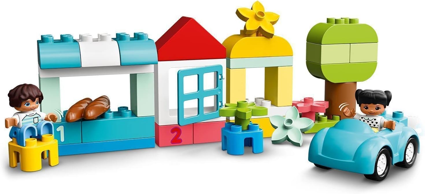 LEGO DUPLO Classic Brick Box 10913 - Educational Building Set for Toddlers 18 Months+ 12